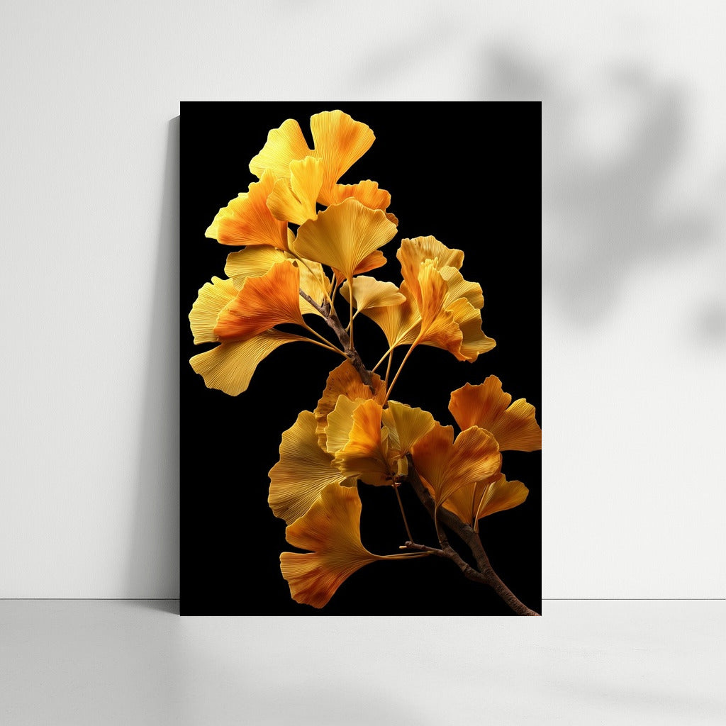 Ginkgo Flowers: A Golden Oasis of Tranquility for the Interior