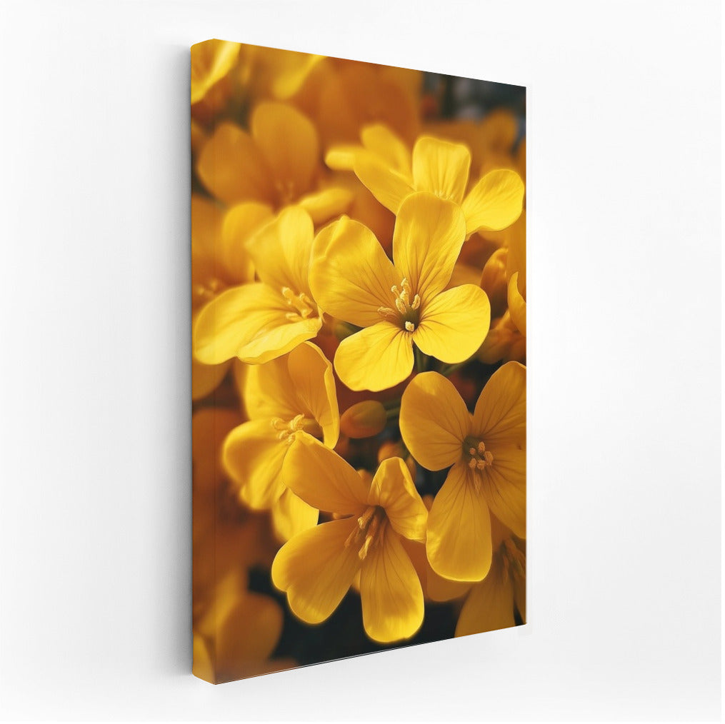 Sunny Rapeseed Flowers: Warmth and Comfort in the Interior