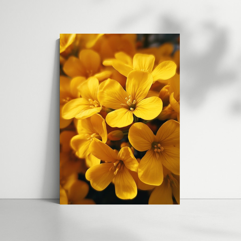 Sunny Rapeseed Flowers: Warmth and Comfort in the Interior
