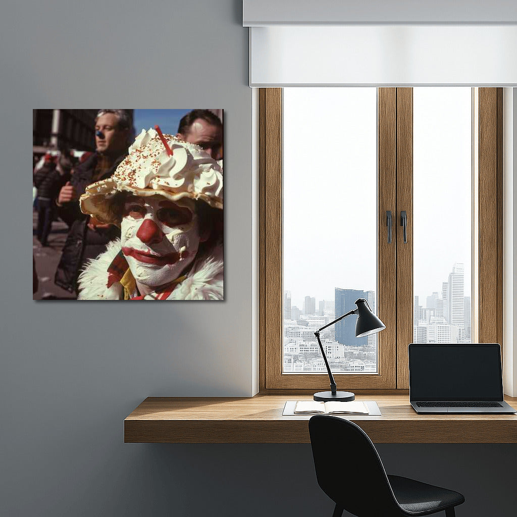 Creamy Chaos: Humor in a Red Nose