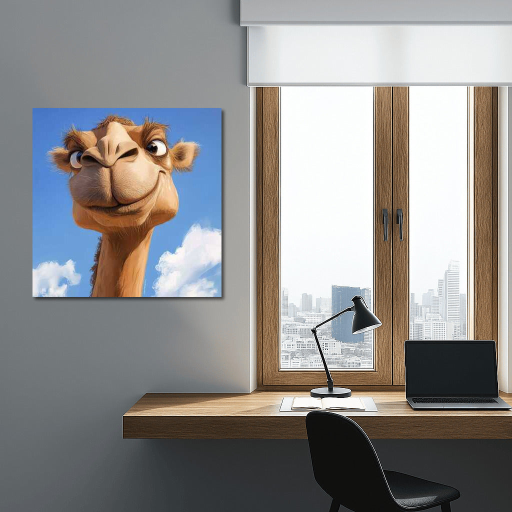 Funny Camel: Funny Caricature for Your Walls