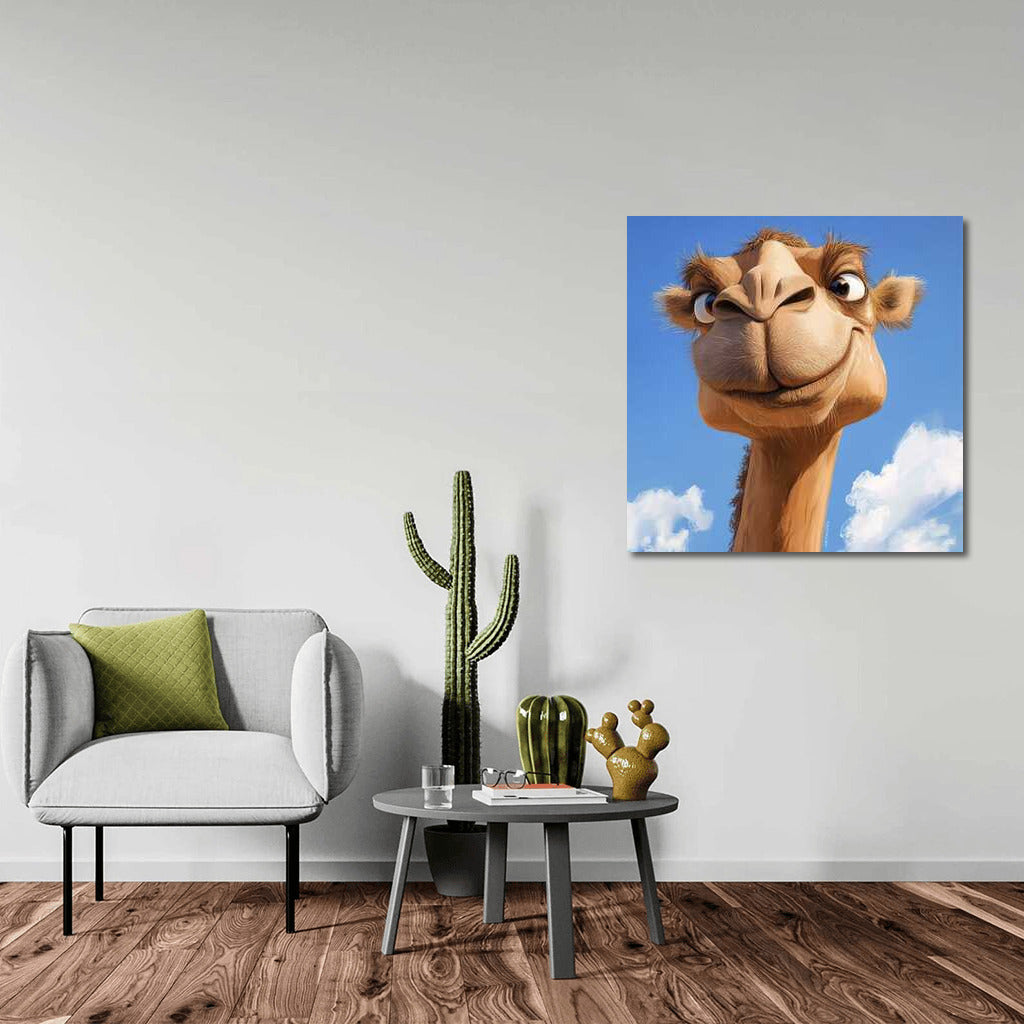 Funny Camel: Funny Caricature for Your Walls