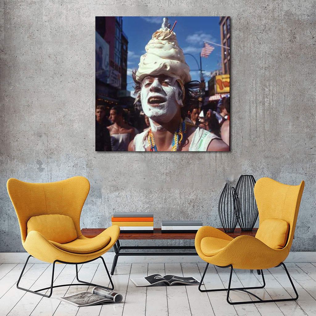 Joke Face: Ice Cream on a Hat