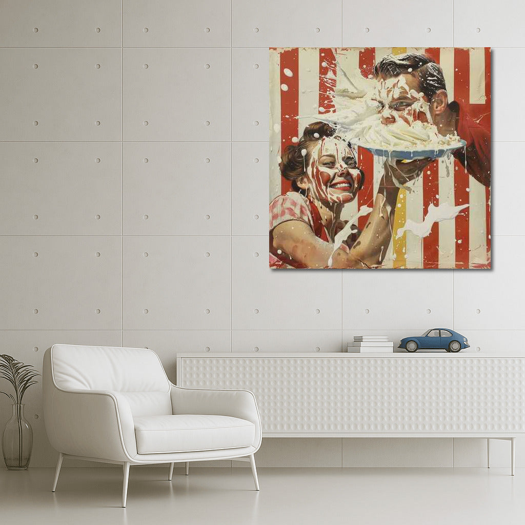 Cream Battle: Dive into Humor