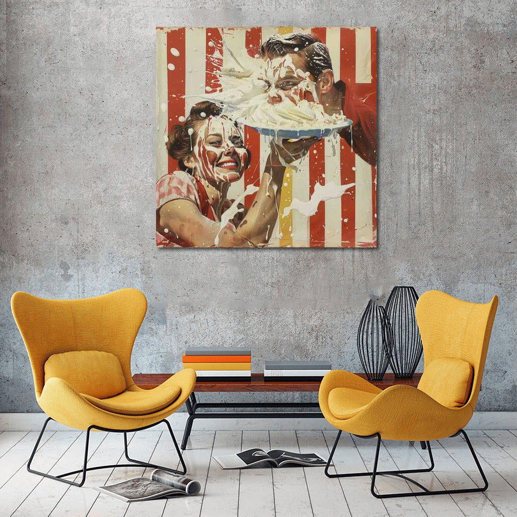 Cream Battle: Dive into Humor