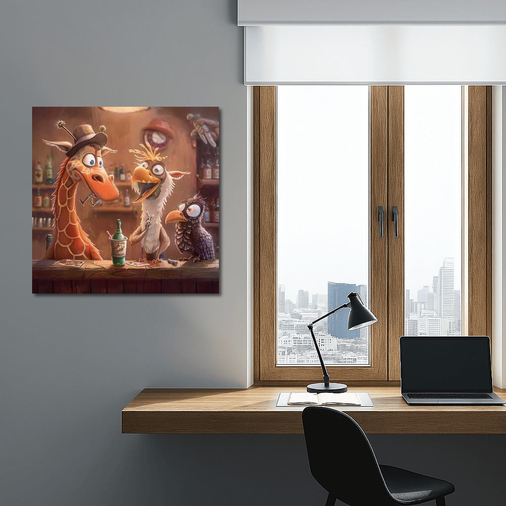 Giraffe and the Birds: Cocktail Follies