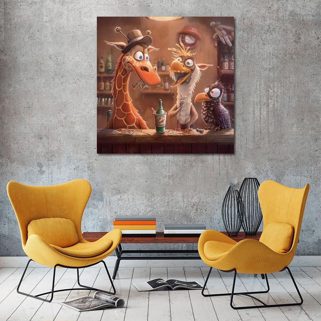 Giraffe and the Birds: Cocktail Follies