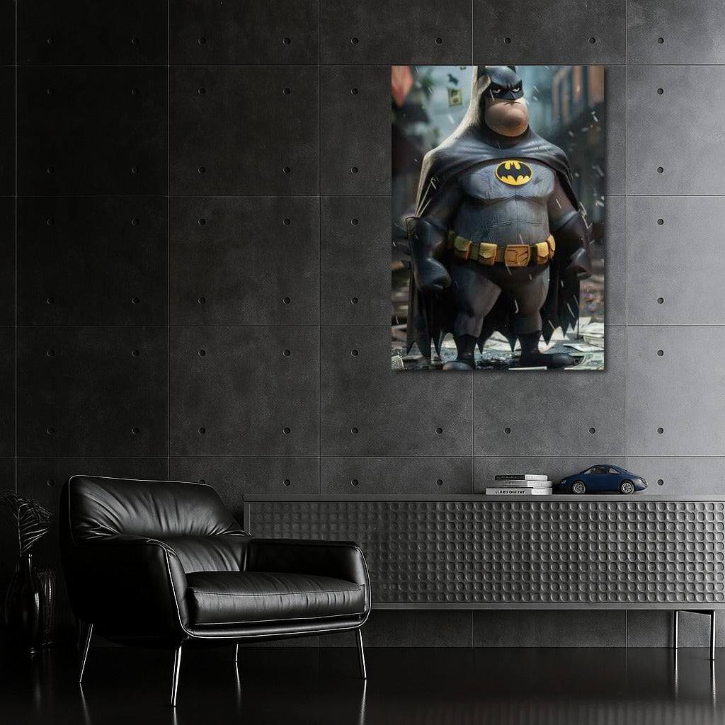 Batman in Search of Humor: A Joking Hero on Your Wall