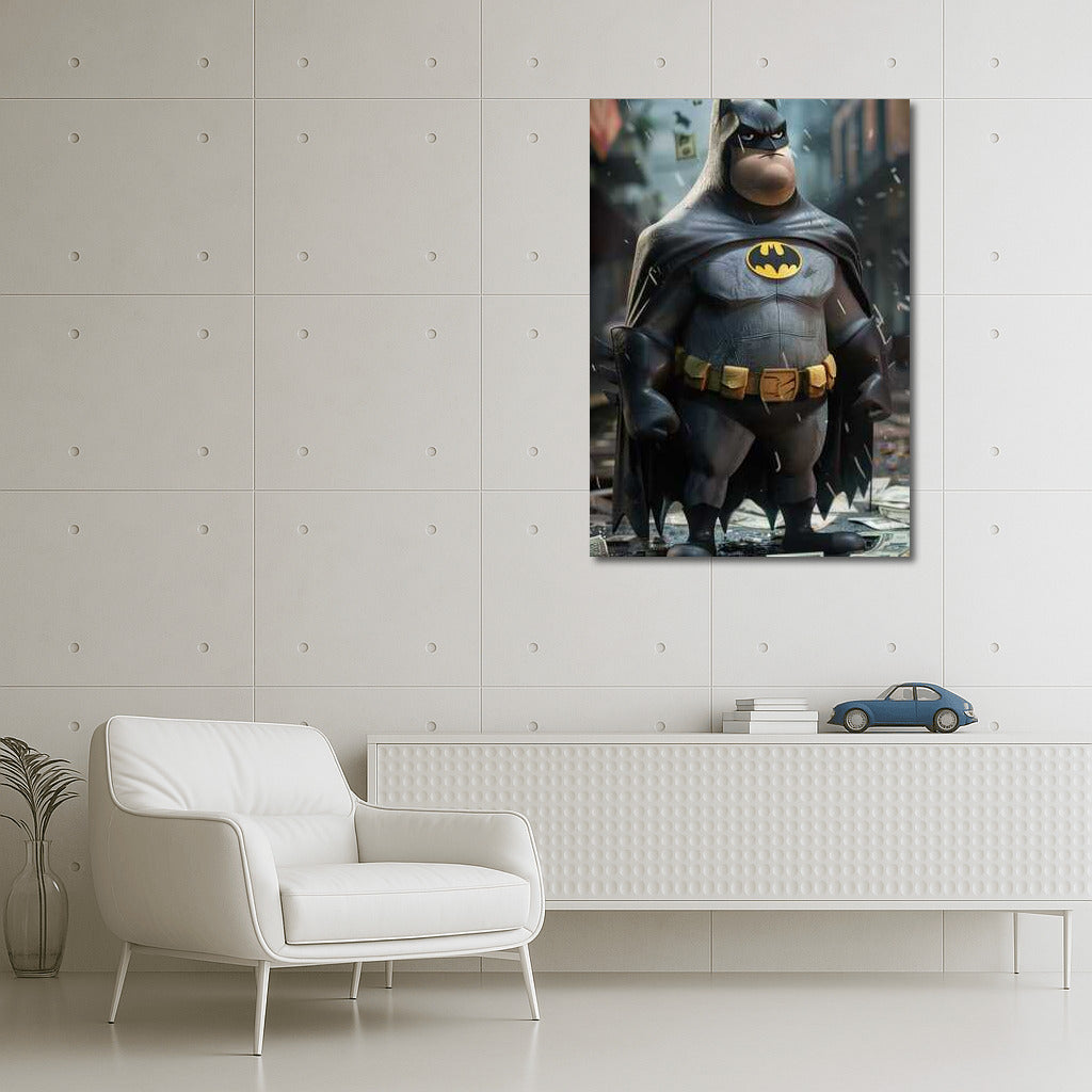 Batman in Search of Humor: A Joking Hero on Your Wall