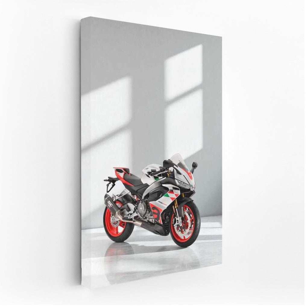 Speed and style: Aprilia RS 660 on a marble wave