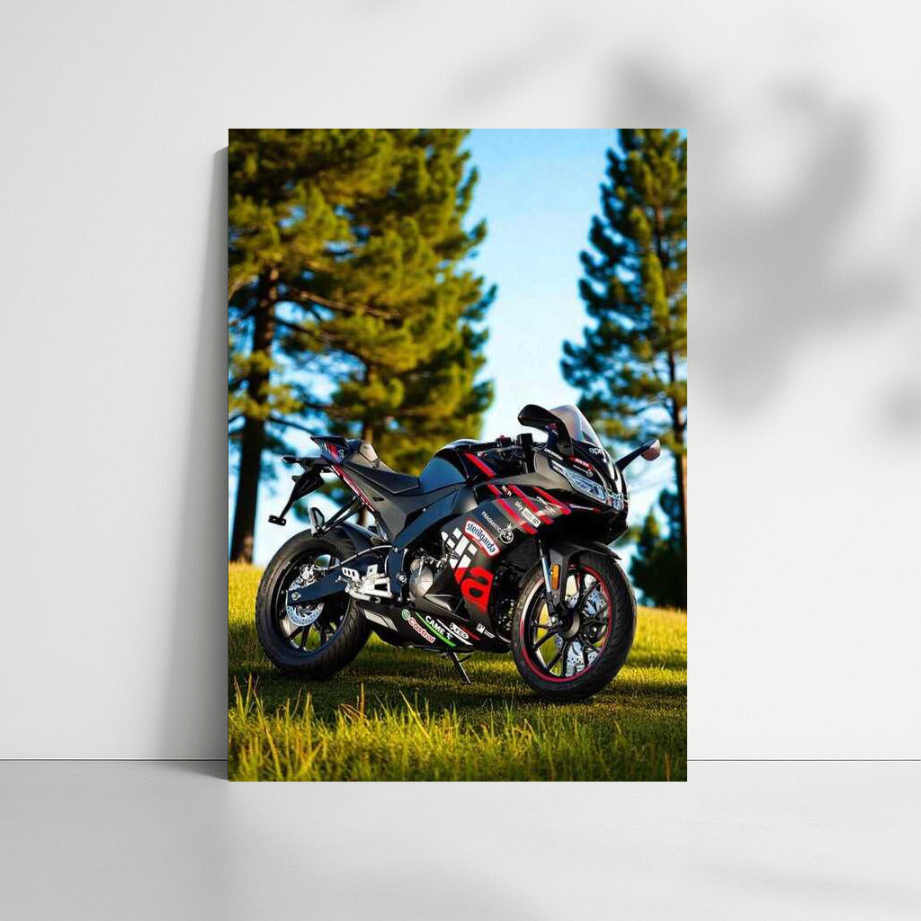 Aprilia RS 125: Freedom and Speed in the Sunny Forest Surface