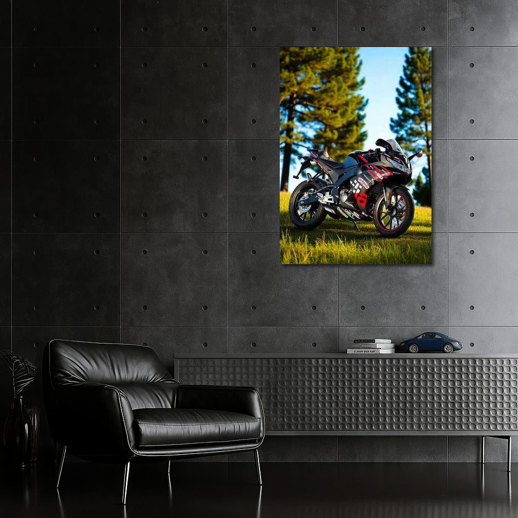 Aprilia RS 125: Freedom and Speed in the Sunny Forest Surface