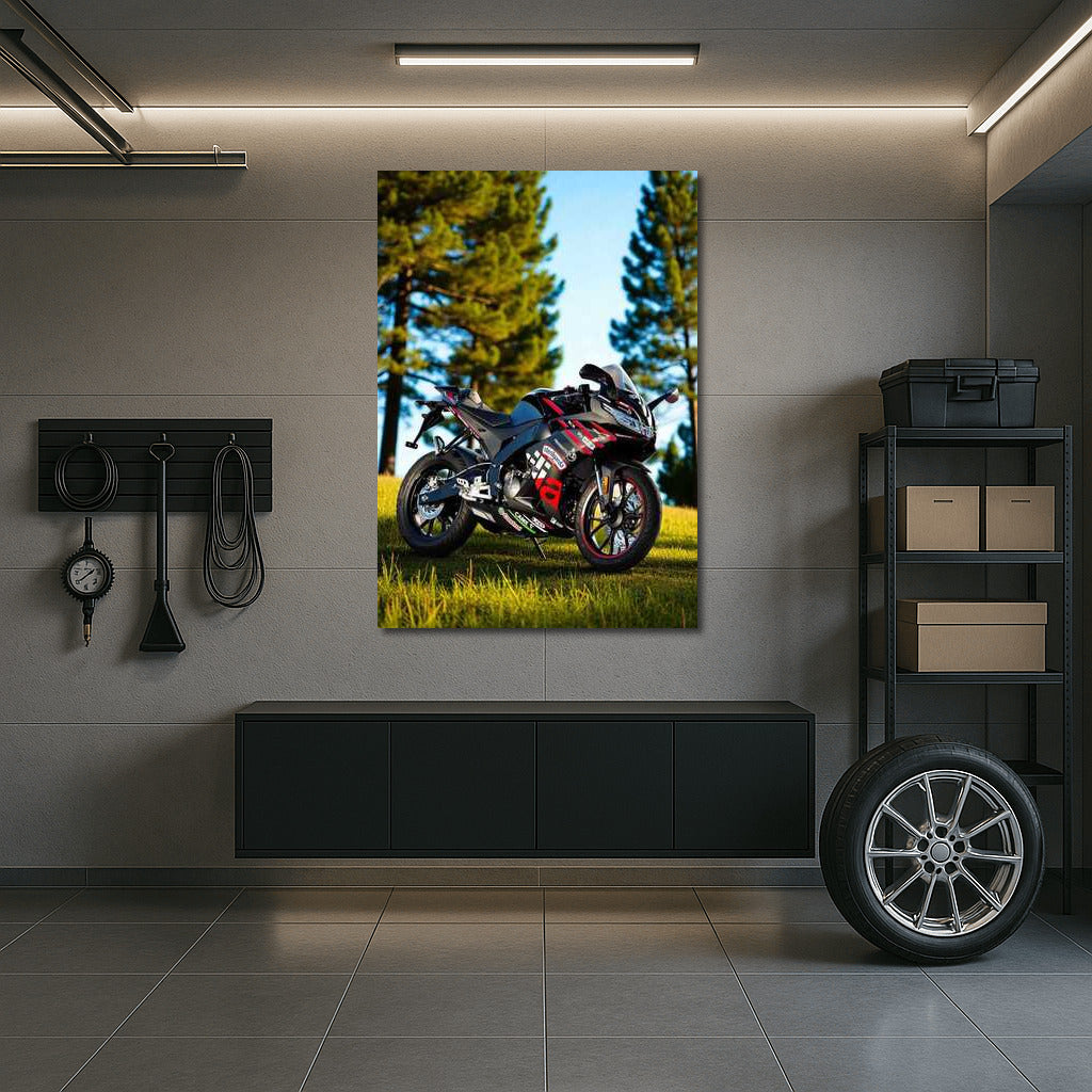 Aprilia RS 125: Freedom and Speed in the Sunny Forest Surface