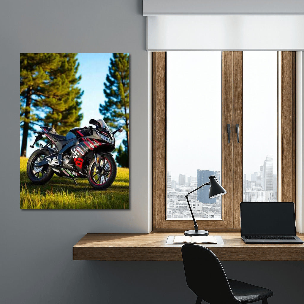 Aprilia RS 125: Freedom and Speed in the Sunny Forest Surface