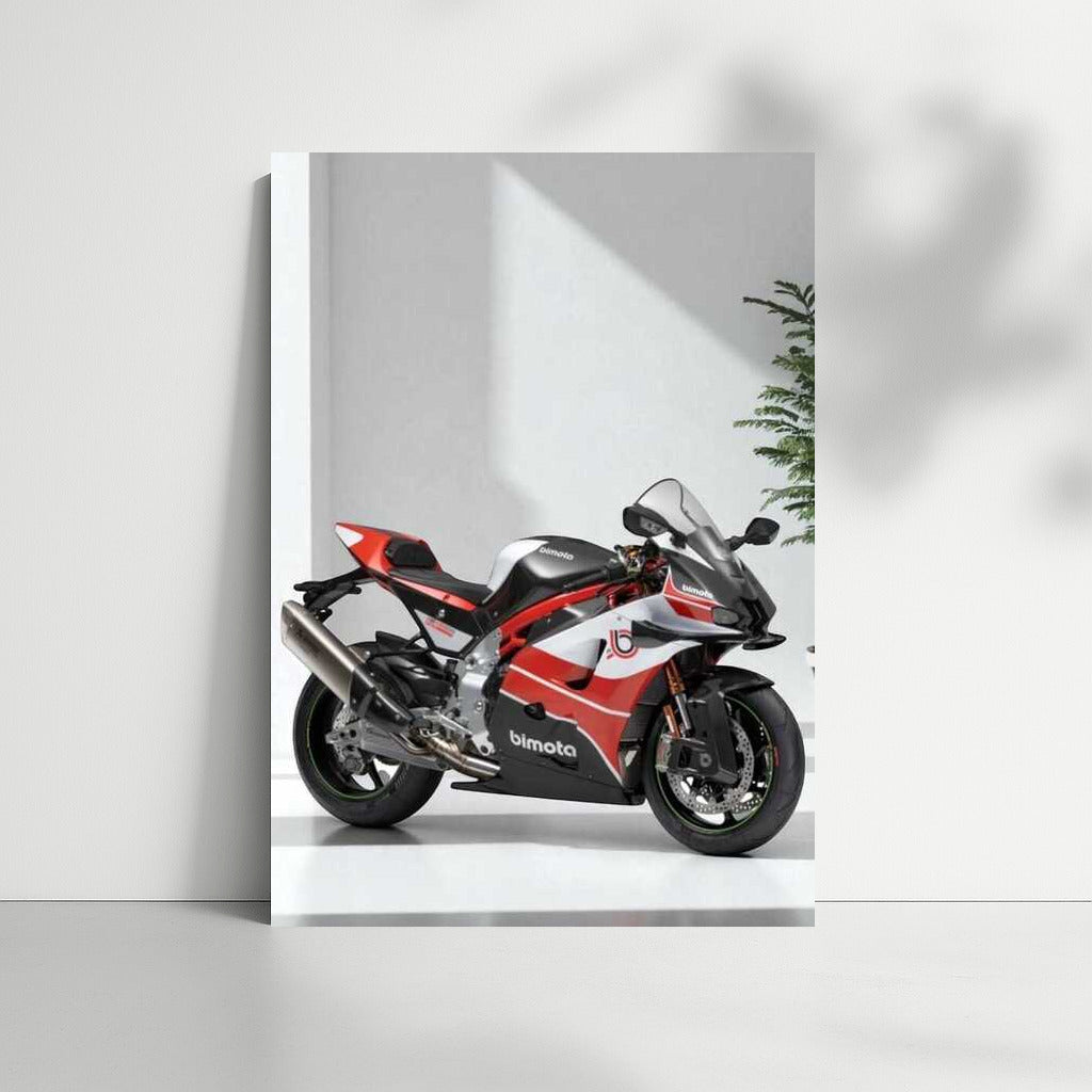 Speedy Elegance: Bimota KB998 in the Parking Lot