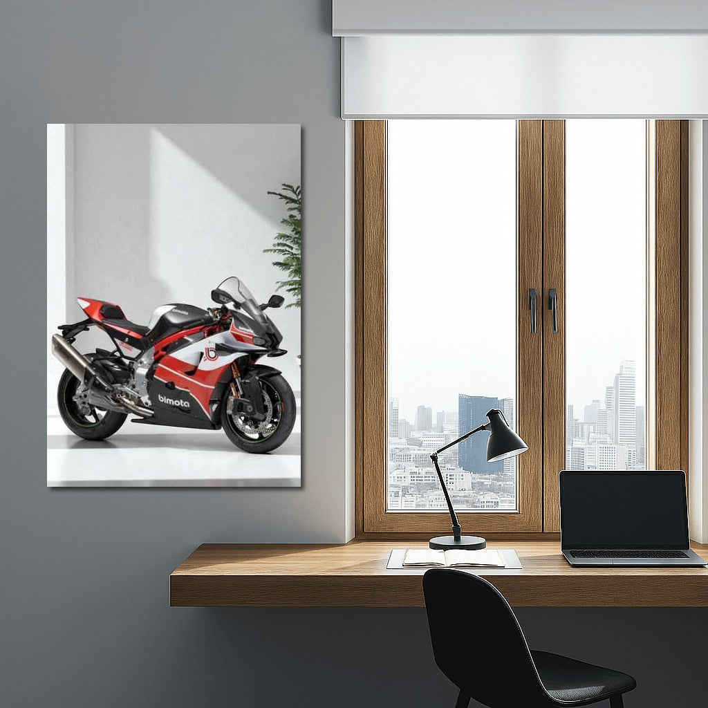 Speedy Elegance: Bimota KB998 in the Parking Lot