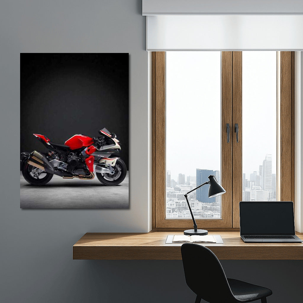 Bimota Tesi H2 Speakers on Black and Gray Background