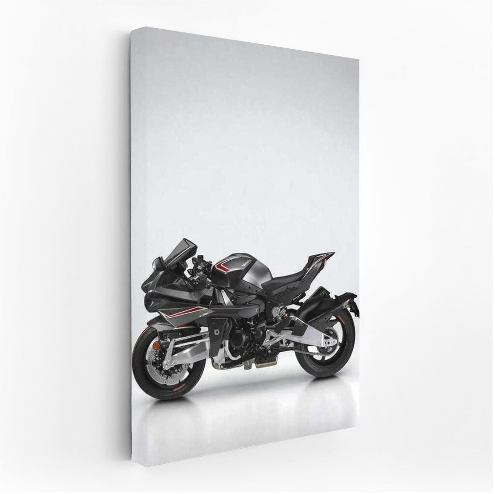 Bimota Tesi H2 Carbon: Power on a Gray Background