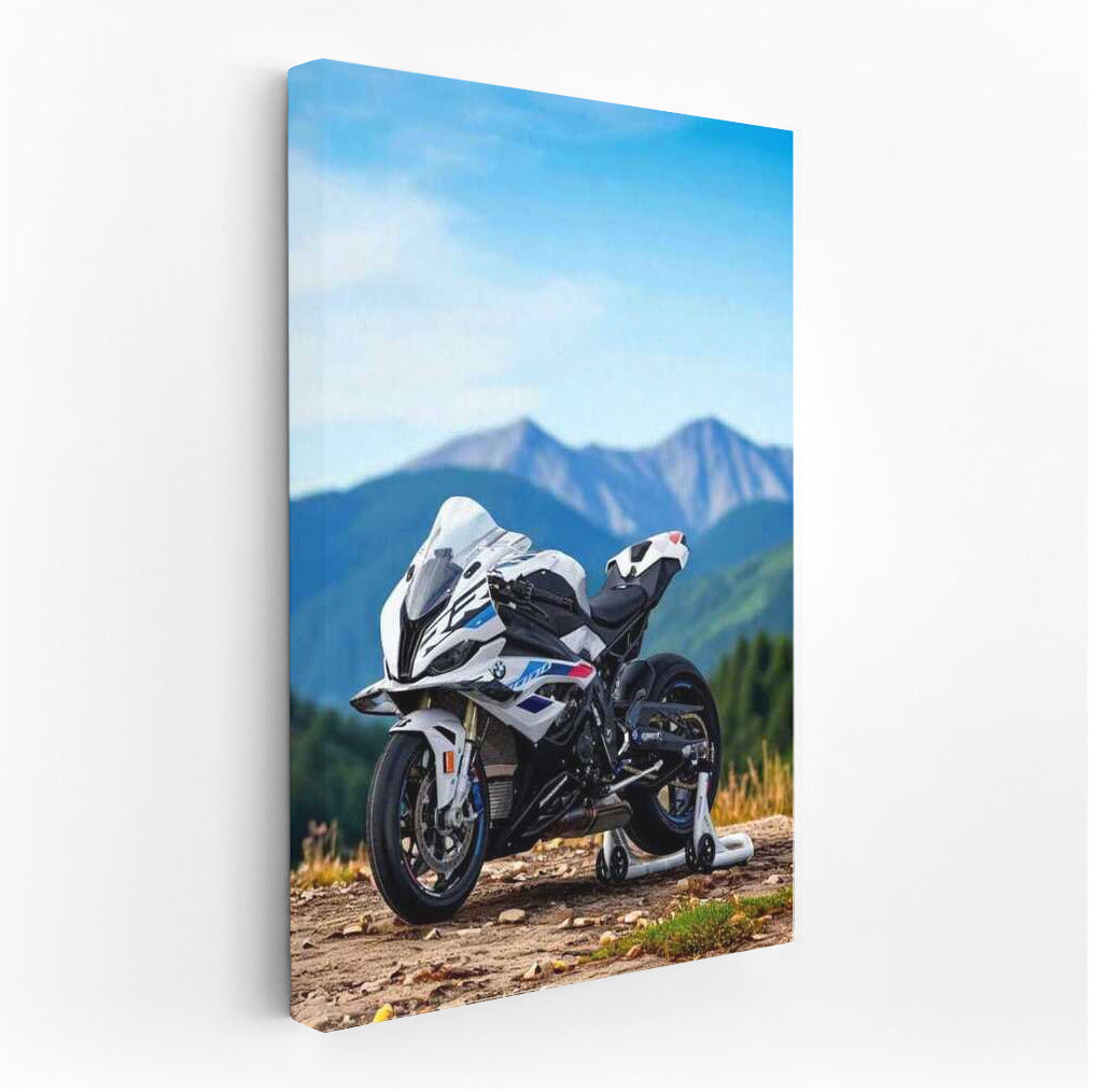 BMW M1000RR: Power and Nature on the Mountain Top