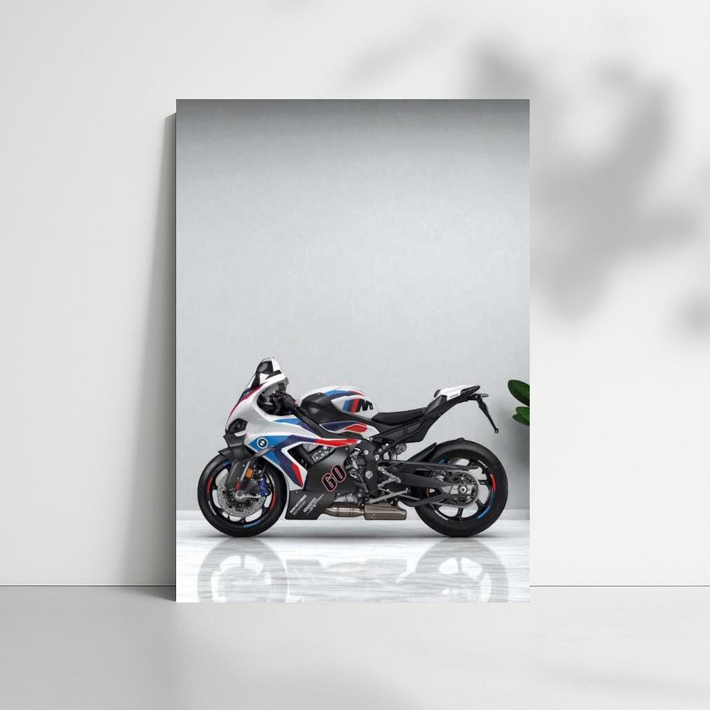 BMW M 1000 RR: Aesthetics of Speed on a Minimalistic Background