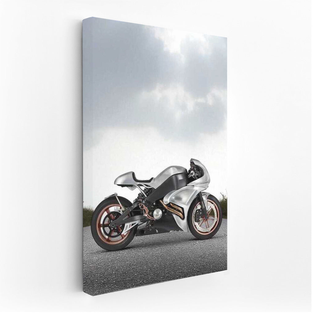 Freedom on a Gravel Road: Buell XB Under Cloudy Skies