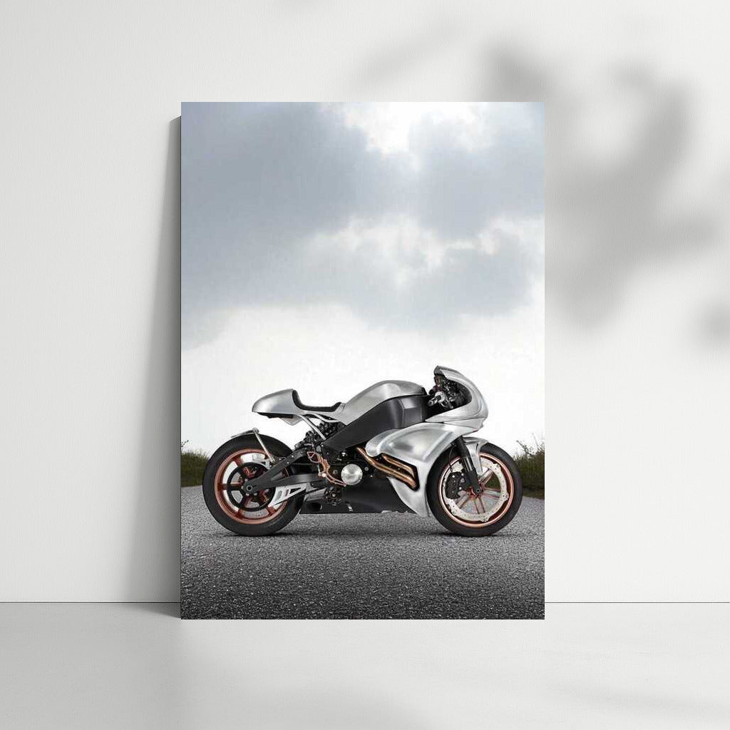 Freedom on a Gravel Road: Buell XB Under Cloudy Skies