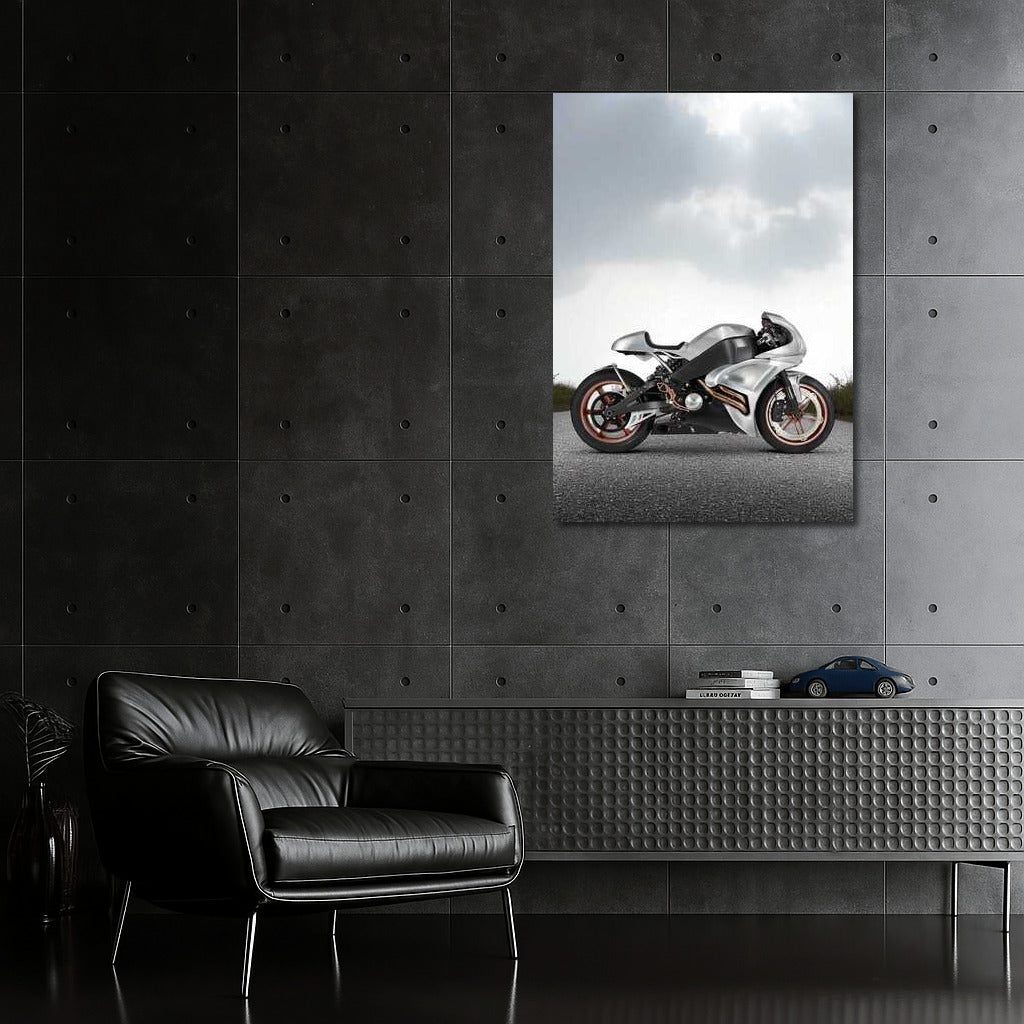 Freedom on a Gravel Road: Buell XB Under Cloudy Skies