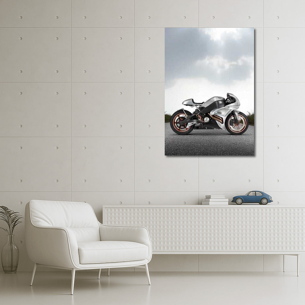 Freedom on a Gravel Road: Buell XB Under Cloudy Skies