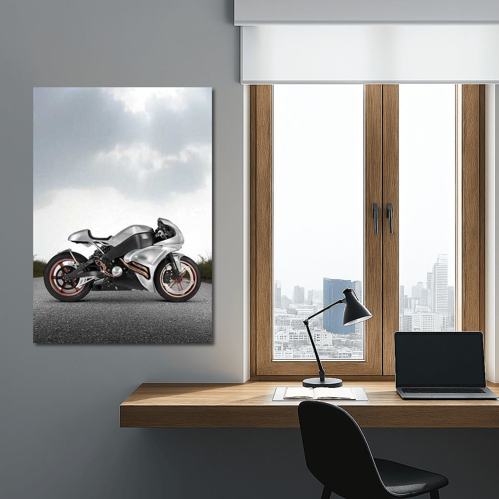 Freedom on a Gravel Road: Buell XB Under Cloudy Skies