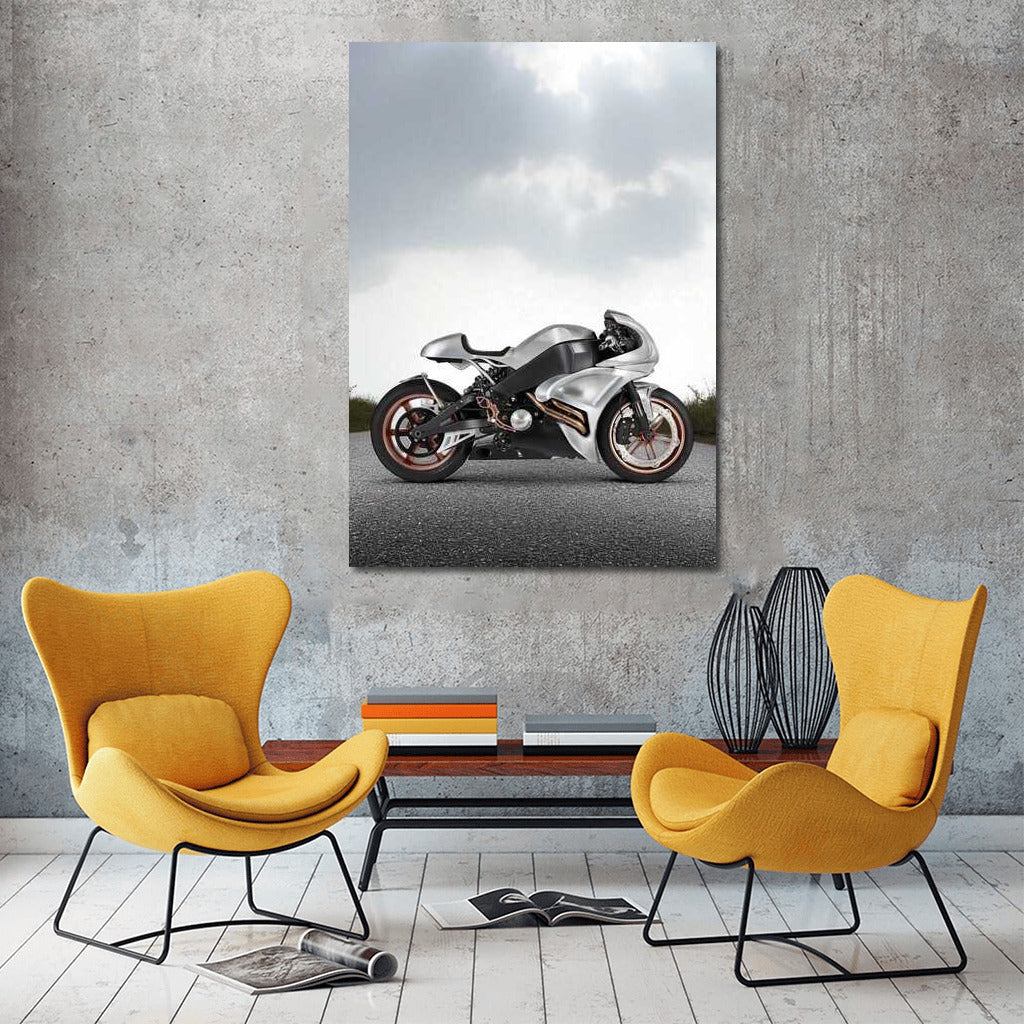 Freedom on a Gravel Road: Buell XB Under Cloudy Skies