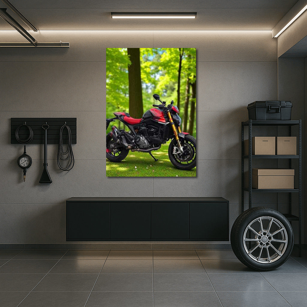 Ducati Monster SP: Freedom in the Forest Dali