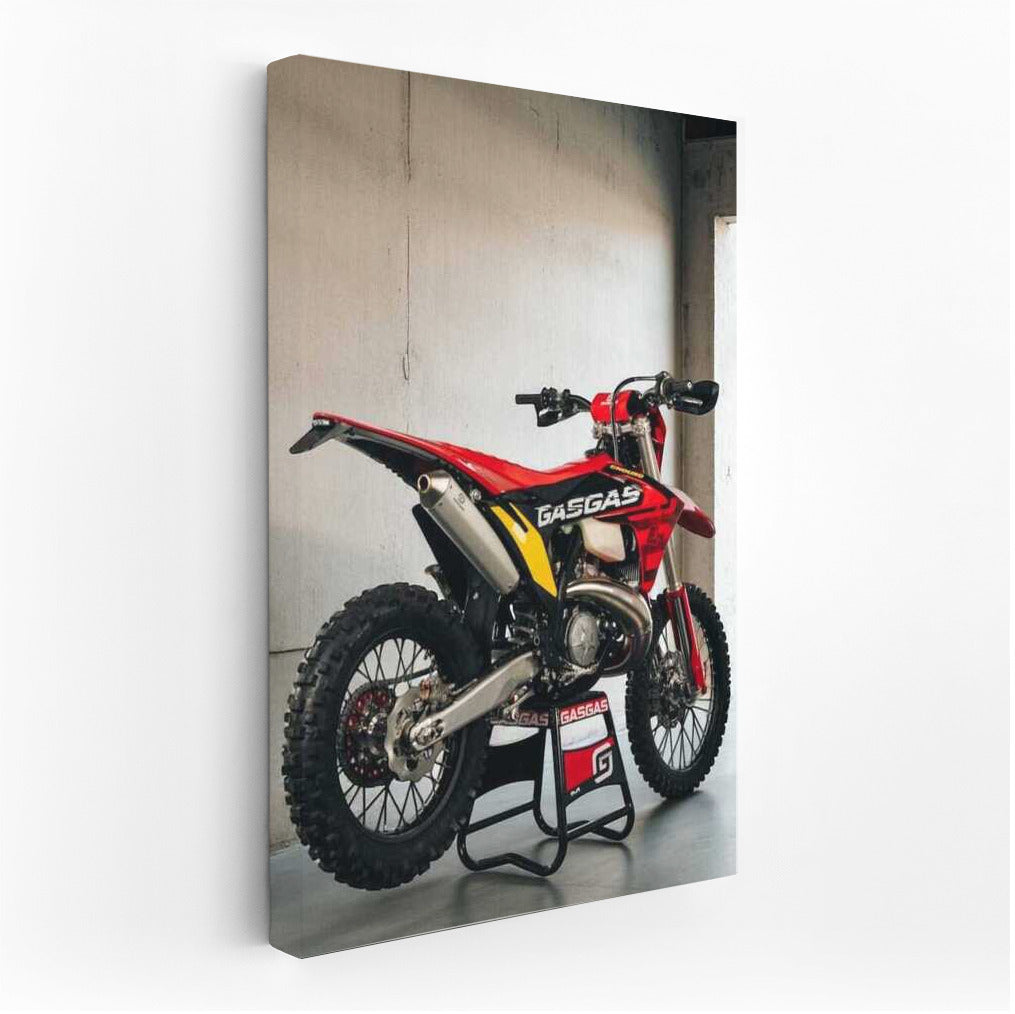 GasGas EC 300GP: Adrenaline on a Concrete Background