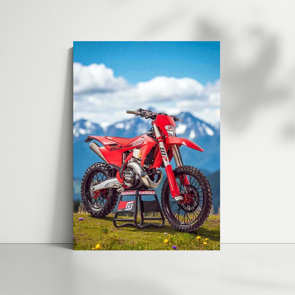 GasGas EC 300: The grandeur of the mountains and the speed of a motorcycle