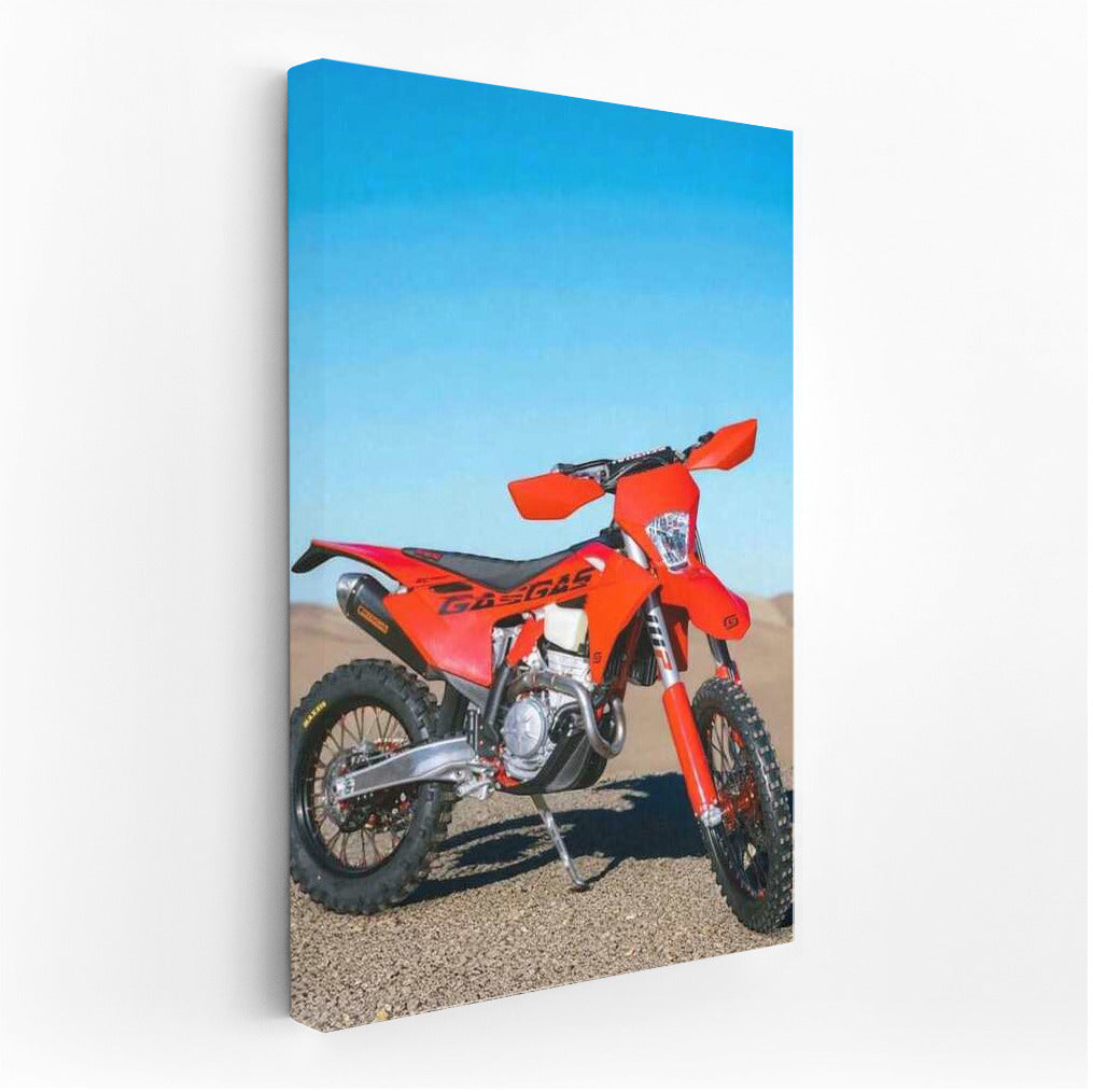 GasGas EC 350F: Power on Gravel Roads with Sand Dunes