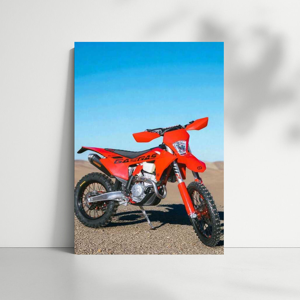 GasGas EC 350F: Power on Gravel Roads with Sand Dunes