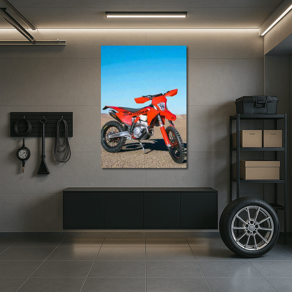 GasGas EC 350F: Power on Gravel Roads with Sand Dunes