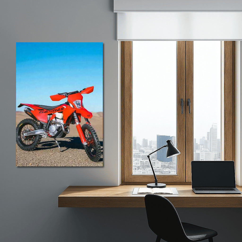 GasGas EC 350F: Power on Gravel Roads with Sand Dunes