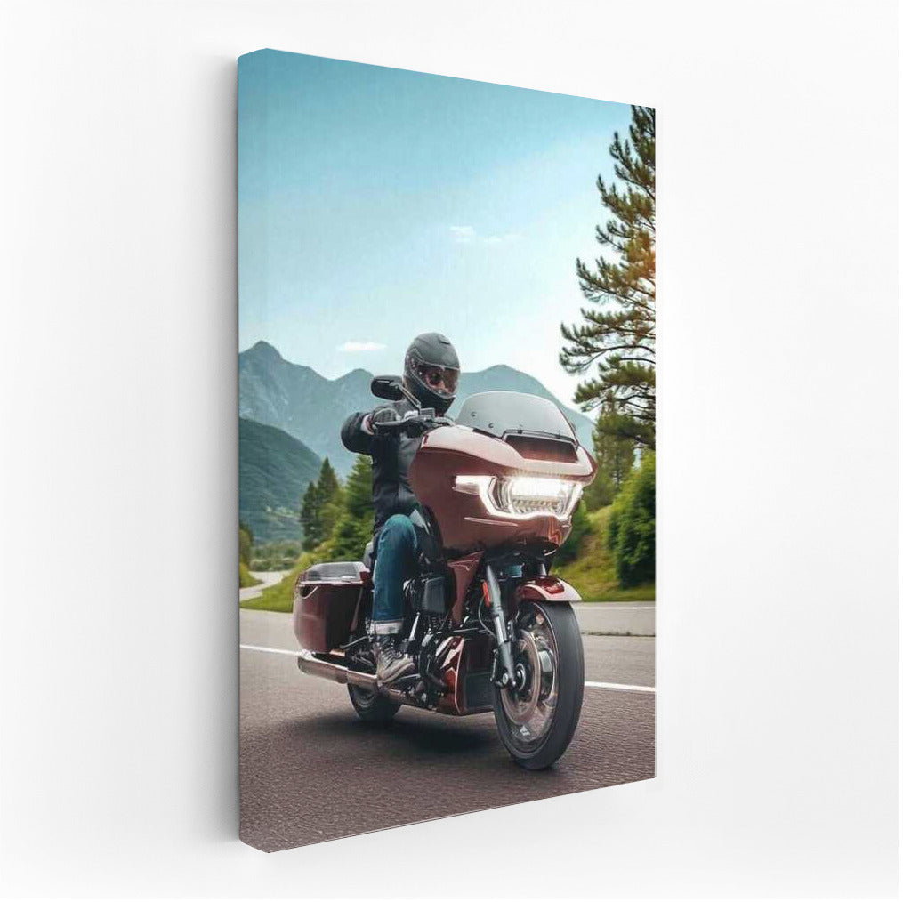 Freedom on the Road: Harley Davidson CVO Road Glide in the Mountains