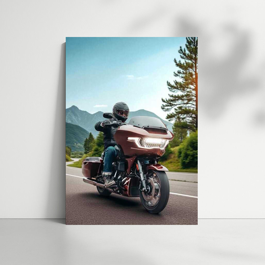 Freedom on the Road: Harley Davidson CVO Road Glide in the Mountains