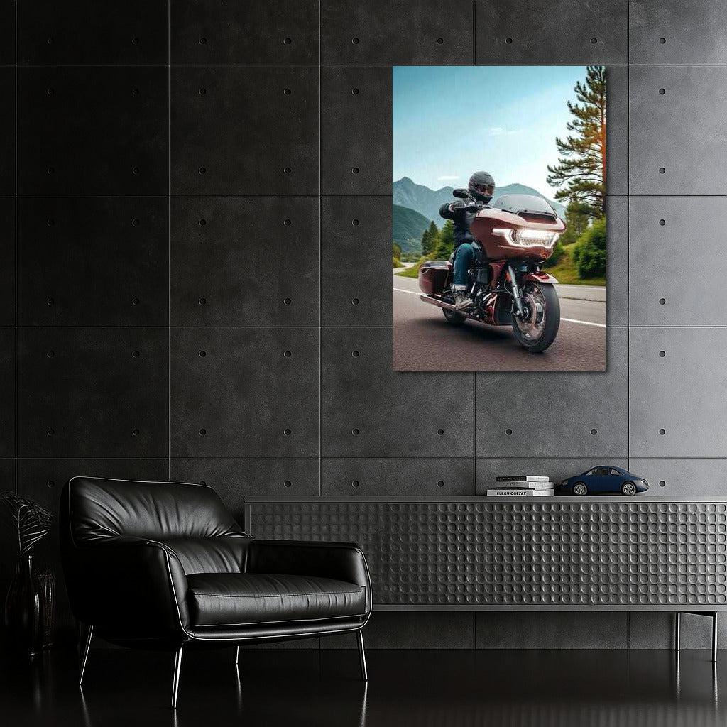 Freedom on the Road: Harley Davidson CVO Road Glide in the Mountains