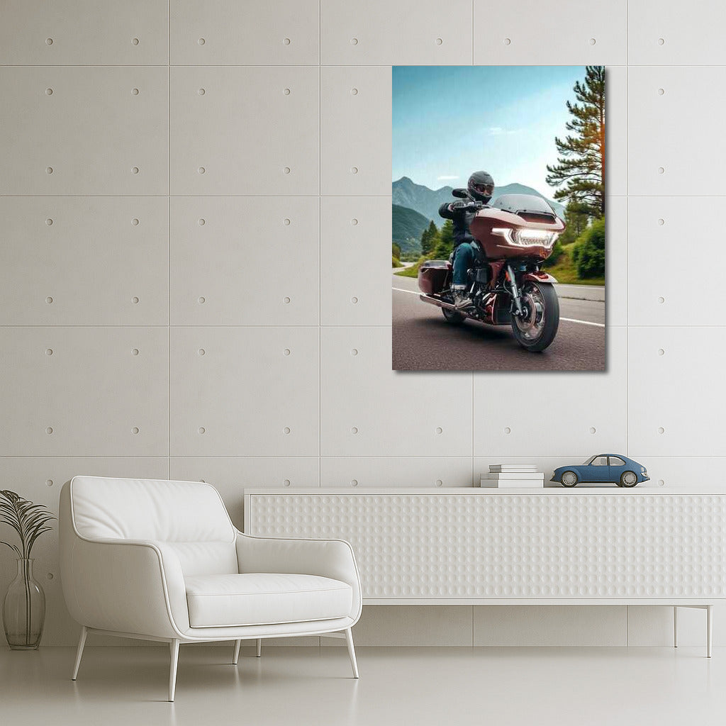 Freedom on the Road: Harley Davidson CVO Road Glide in the Mountains