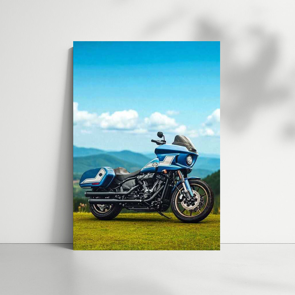 Harley Davidson Road Glide ST: Freedom on a Hill with a Valley View