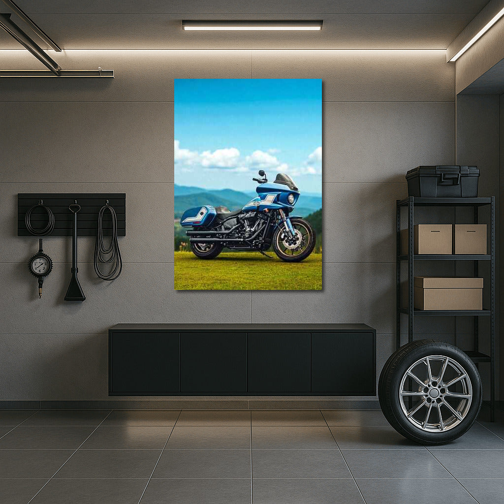 Harley Davidson Road Glide ST: Freedom on a Hill with a Valley View