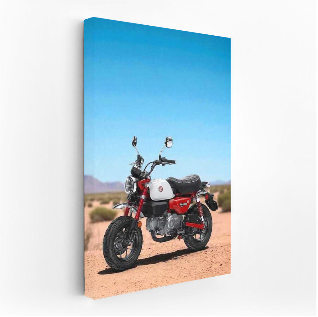 Speed and Freedom: Honda Monkey on the Desert Highway