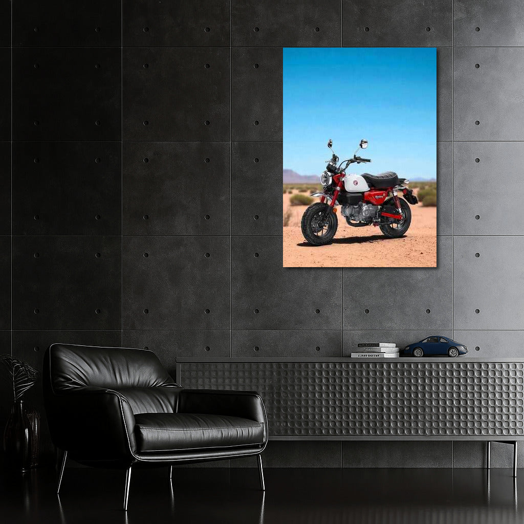 Speed and Freedom: Honda Monkey on the Desert Highway