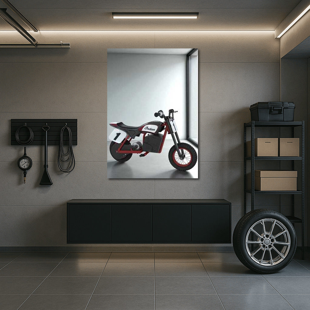 Bold and Speed: Indian eFTR Mini in Minimalist Style