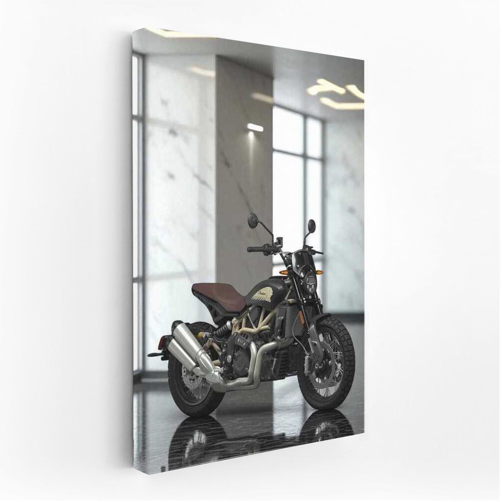 Freedom and Speed: Indian FTR Rally on Black Marble