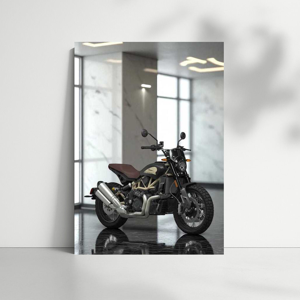 Freedom and Speed: Indian FTR Rally on Black Marble