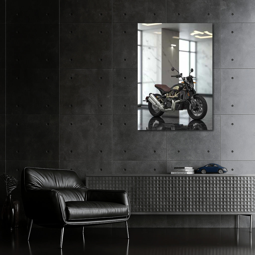 Freedom and Speed: Indian FTR Rally on Black Marble