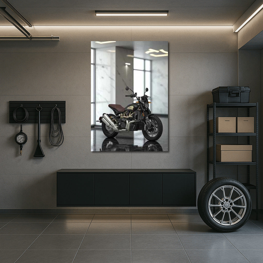 Freedom and Speed: Indian FTR Rally on Black Marble